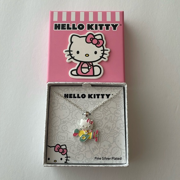 Hello Kitty Jewelry - Hello Kitty Silver Plated Necklace